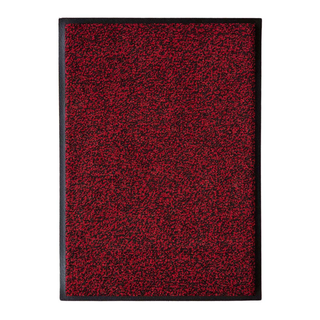 Non Slip Floor Mat, Heavy-Duty Rubber Backing - Dark Red