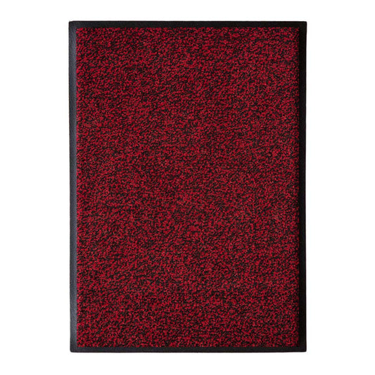Non Slip Floor Mat, Heavy-Duty Rubber Backing - Dark Red