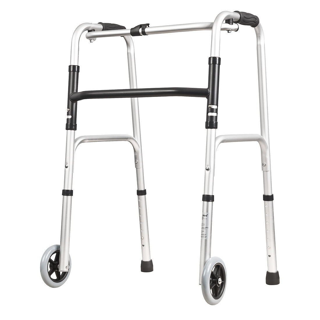 Deluxe Zimmer Walking Frame, Folding - Walking Frame With Wheels